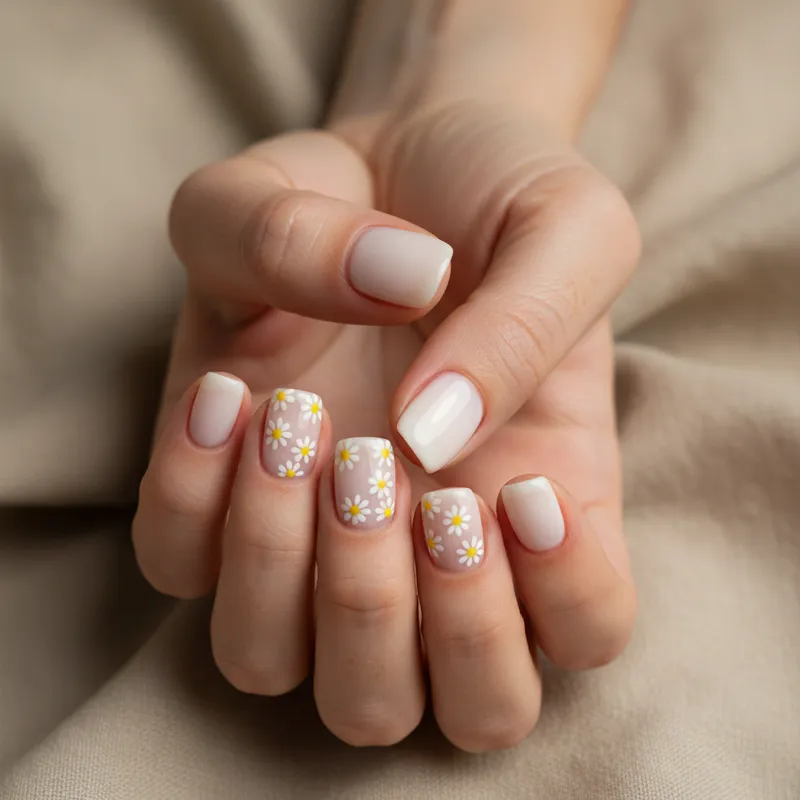 Beige Nails example